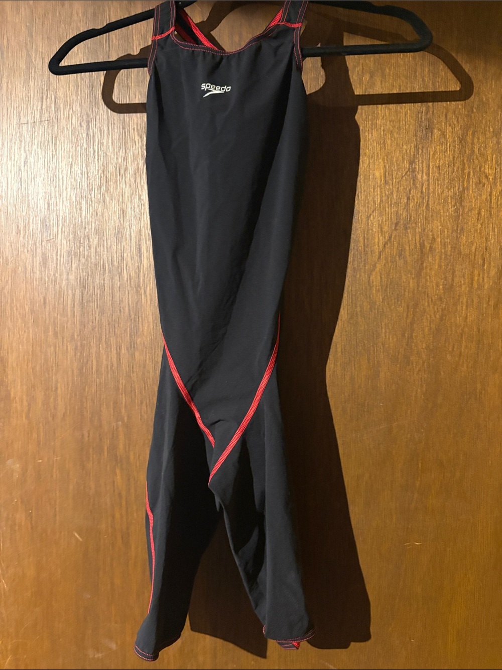 Speedo Black One-Piece Tech Suit Open Back